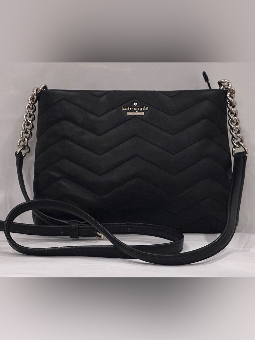 kate spade Black Quilted Crossbody Bag